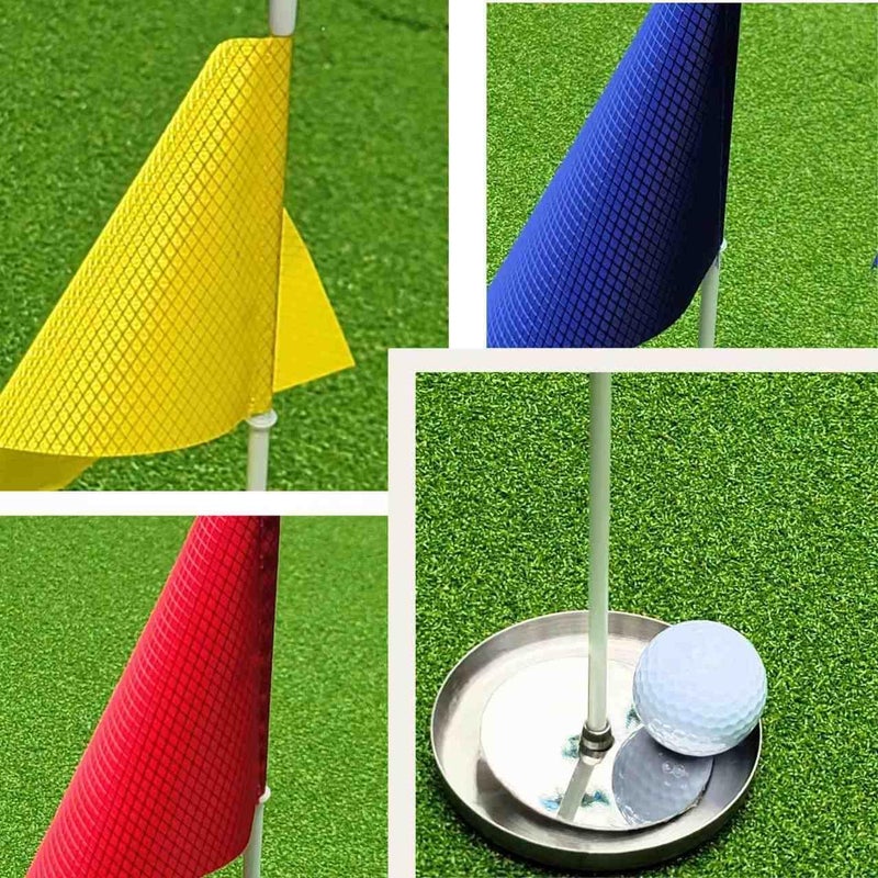 Storzon Metal Golf Putting Cup with Flag Golf Training Hole for Golf Putting Green Indoor Outdoor - Image 4